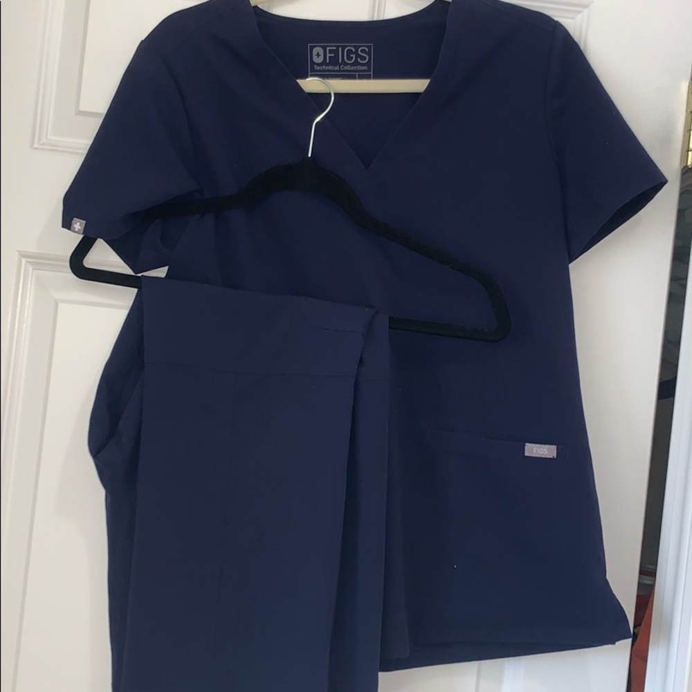 Figs Navy Blue Set Small